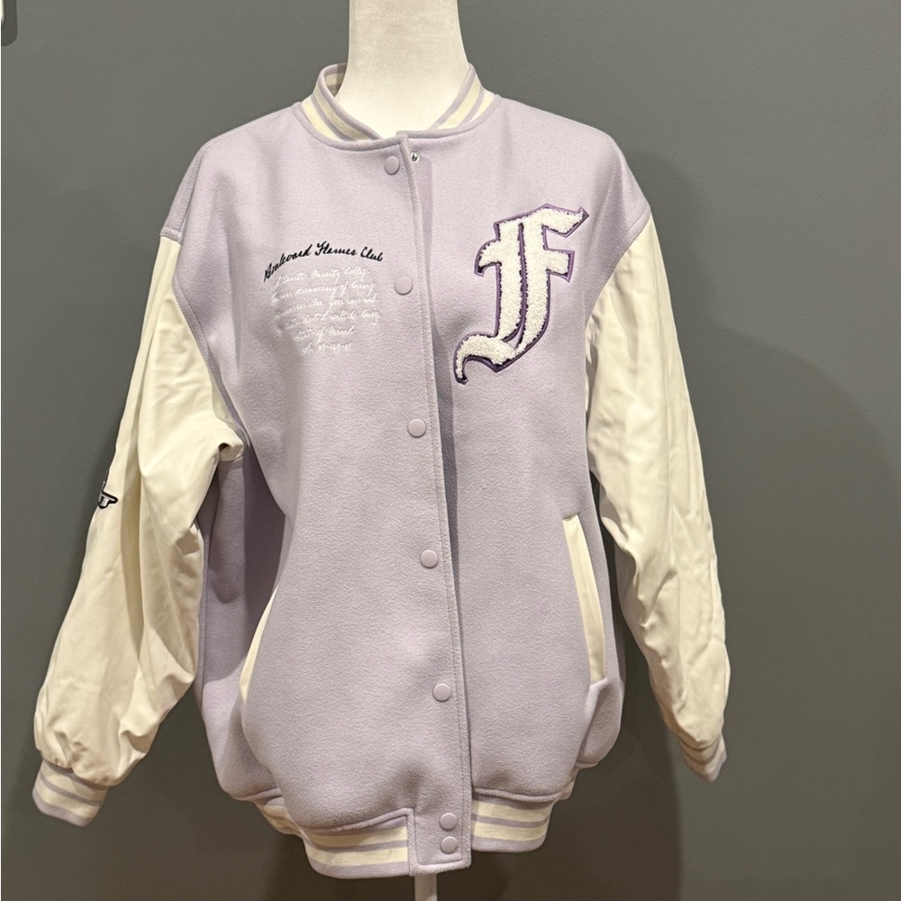 *GENTLY WORN* H&M Divided Women's Size M Retro Varsity Jacket